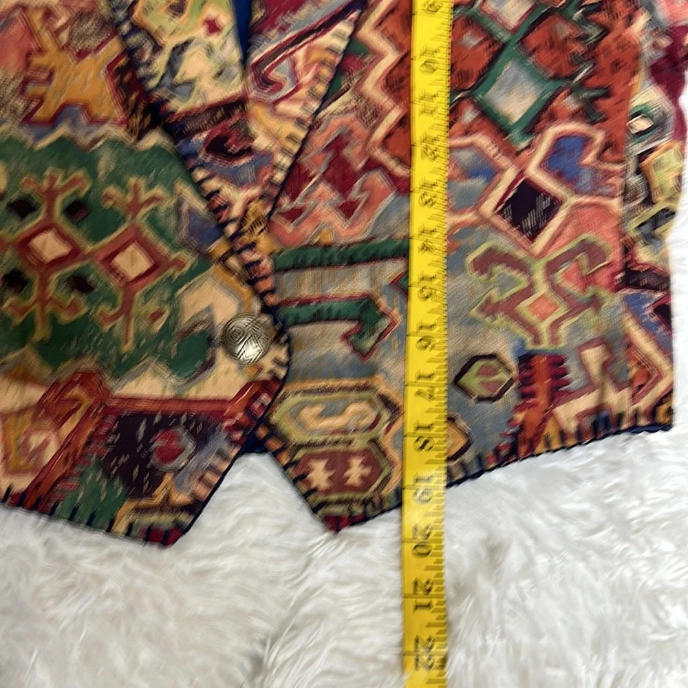 Vintage Rhonda Stark Hand stitched Western Style Crop Jacket - Picture 10 of 10